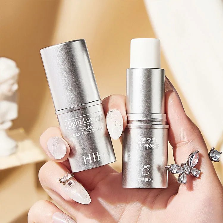 Best Seller Portable Organic Solid Parfum Stick Lasting Solid Perfume Light Luxury Elegant Solid Body Cream