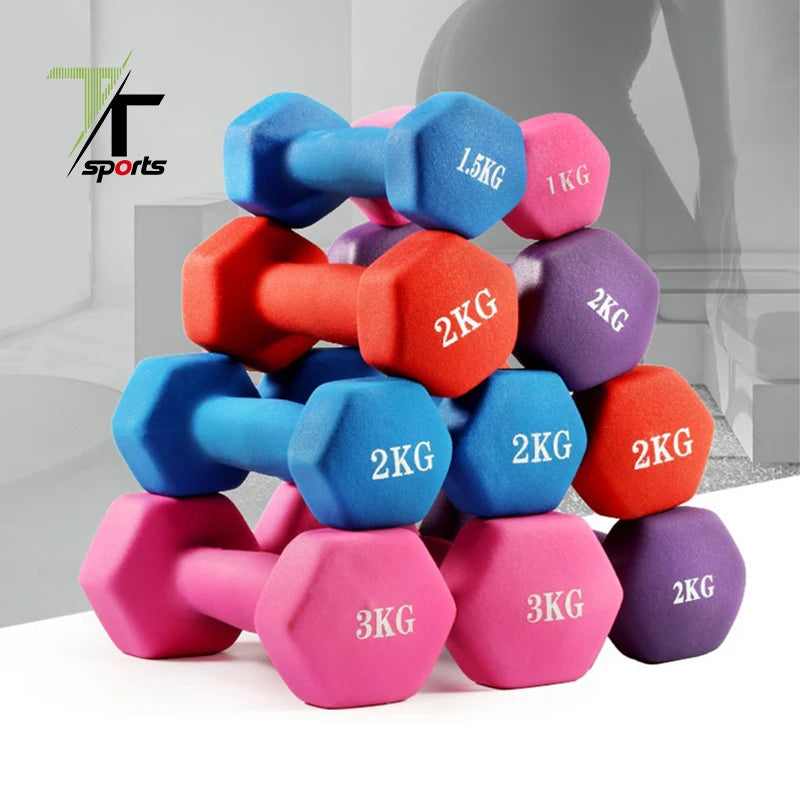 Fitness Gym Equipment 10lb Steel Rubber Hex Dumbbell 10kg 100lb Weights Dumbbells Sets 50kg With Dumbbell Rack