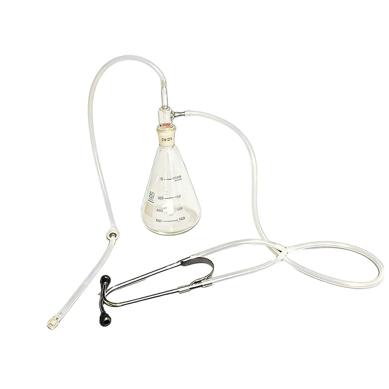 Ozone Ear Insufflation Kit With 500ml Glass Bottle and Ozone Stethoscope