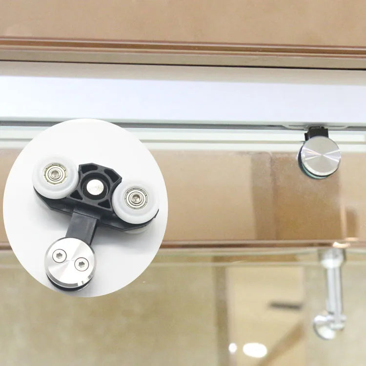 In Stock Tempered Glass Sliding Door Hanger Roller Hanging Wheels Door Roller Wheel
