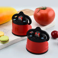 Diamond Edge Mini Safely Sharpens Knife Sharpening Kit Pocket Kitchen Knife Sharpener with Suction Base