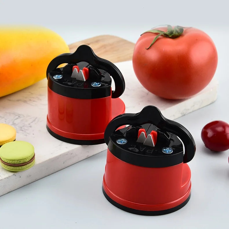 Diamond Edge Mini Safely Sharpens Knife Sharpening Kit Pocket Kitchen Knife Sharpener with Suction Base