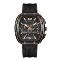 Fairwhale New Fashion Sport Individual Domineering Luxury Men's Watches Rubber Strap Quartz Wristwatches for Men Watch Calendar