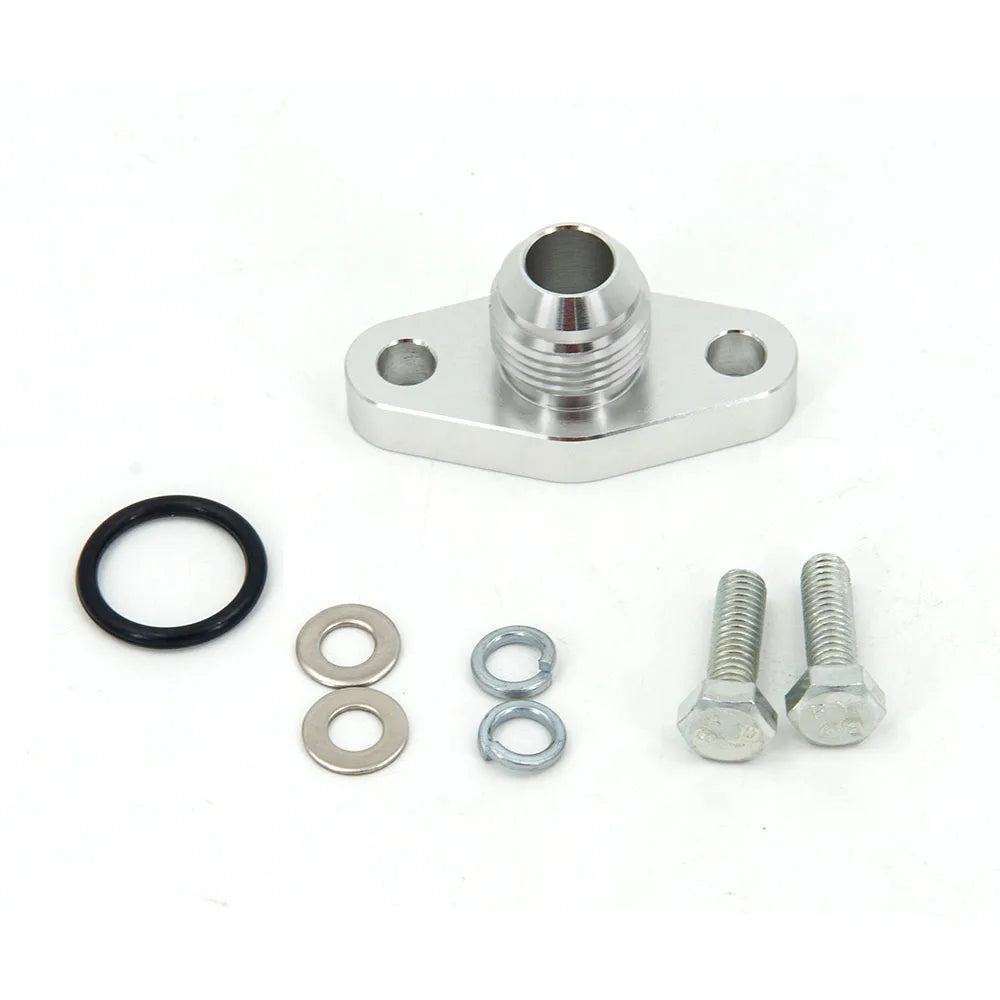 Universal Turbo Oil Return 8AN Drain Flange 38mm for KKK K03 GT15 GT17 IHI RHF4 TD04