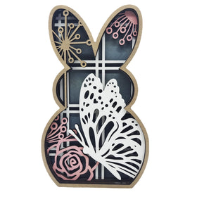 New Easter Decorations Wooden Carving Holiday Home Decorations Rabbit Decorations