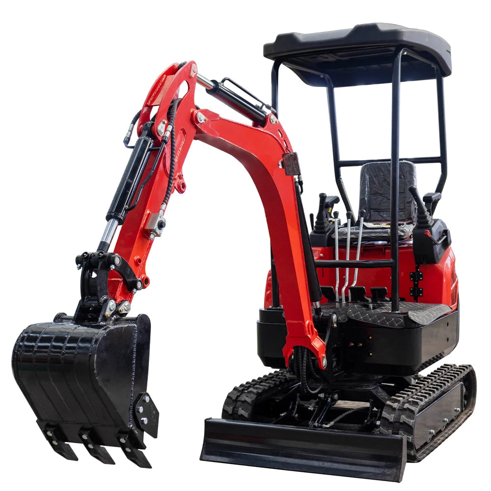 Factory hot sale 1.8ton micro excavator machine retro mini excavator on sale