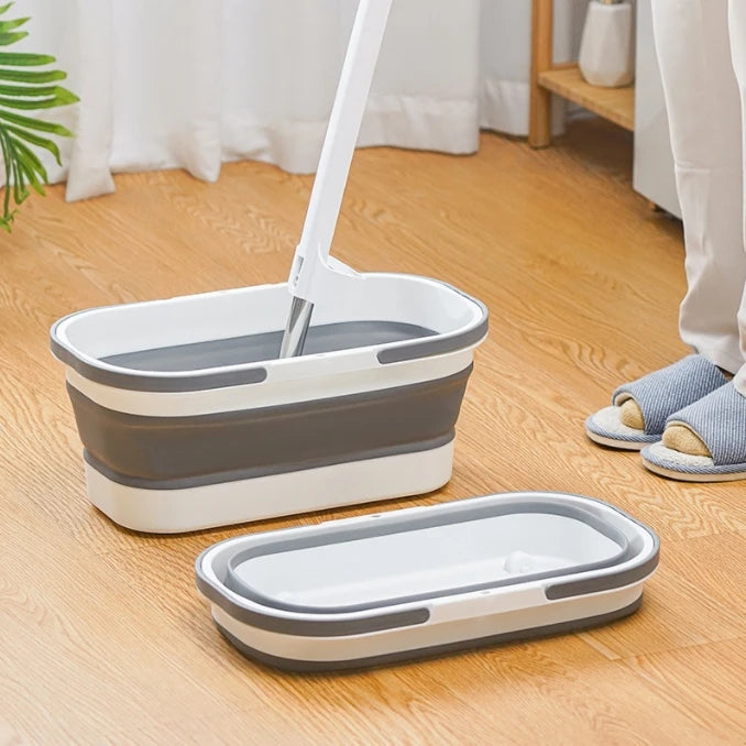 Wholesale Outdoor Rectangle Shape Collapsible Bucket Portable Folding With Two Handles