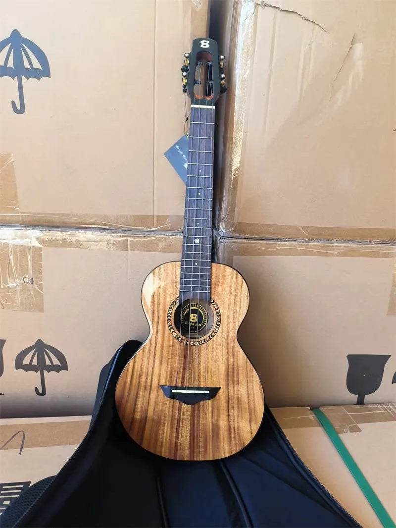 BS20T Full Solid Koa Wood Ukuleles Tenor Size Ukuleles