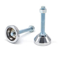 China Manufacturer Odm Oem Rohs  Zinc 7335 d 50mm M12*50/80/100/120mm  Fixed Steel Heavy Duty Leveler Legs for Furniture M10 M12