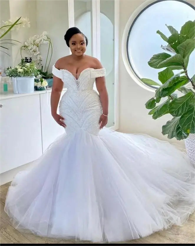 S0703H Tube Top Tie Diamond Decoration Mermaid Slim Mermaid Fashion Temperament Bride Wedding Dress