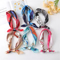 New Fashion Chain Color Matching Scarf Female Satin  Milk Silk Small square Scarf 60x60cm Professional Scarf Bib