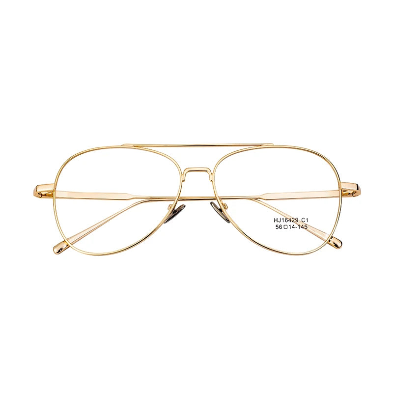 China Factory Fashion Modern Metal Optical Frame Eyeglasses for Young Men