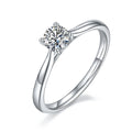 Wish Jewelry High Quality Engagement Ring Moissanite Diamond Wedding Ring for Engagement Girls