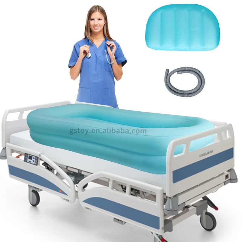 Medical Foldable PVC Shower Inflatable Bathtub