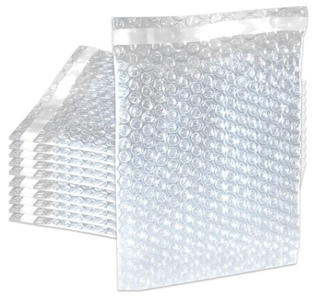 Self Sealed Bubble Bag Clear Custom Transparent Plastic Self-Adhesive Shipping Bags Clear Transparent Bubble Mailer
