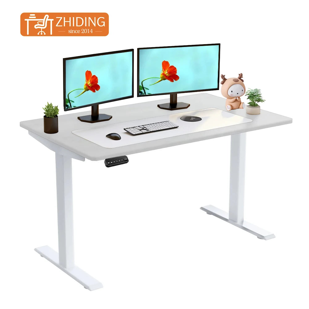 Modern Adjustable Metal Desk for Home & Office Versatile Furniture with Height Feature for Workstations Schools