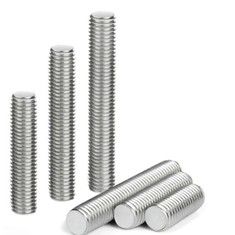 DIN976 Threaded Rod Bar Carbon Steel Galvanized Full Thread Stud Bolt Fasteners with Black Zinc Finish Metric Measurement System