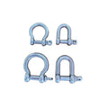Heavy Load Safety M4 Stainless Steel Adjustable Bow Lifting Chain JIS Type D Shackle