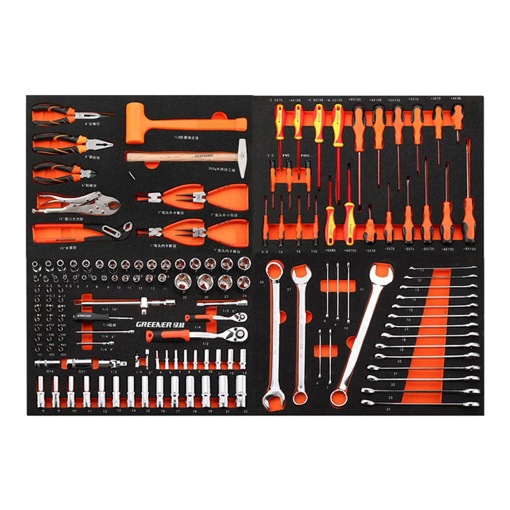 TFAUTENF TF-04 Auto Repair Tools Kit for Auto Quick Repair Tool Box Trolley