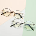 Sunway Eyewear Blue Light Blocking Eyeglasses Frames Latest Model Metal Frame Anti Blue Light Filter Glasses