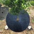 16.5 Inch Non Woven Tree Mulch Ring Degradable Tree Protector Mat Reusable Tree Weed Barrier Mat