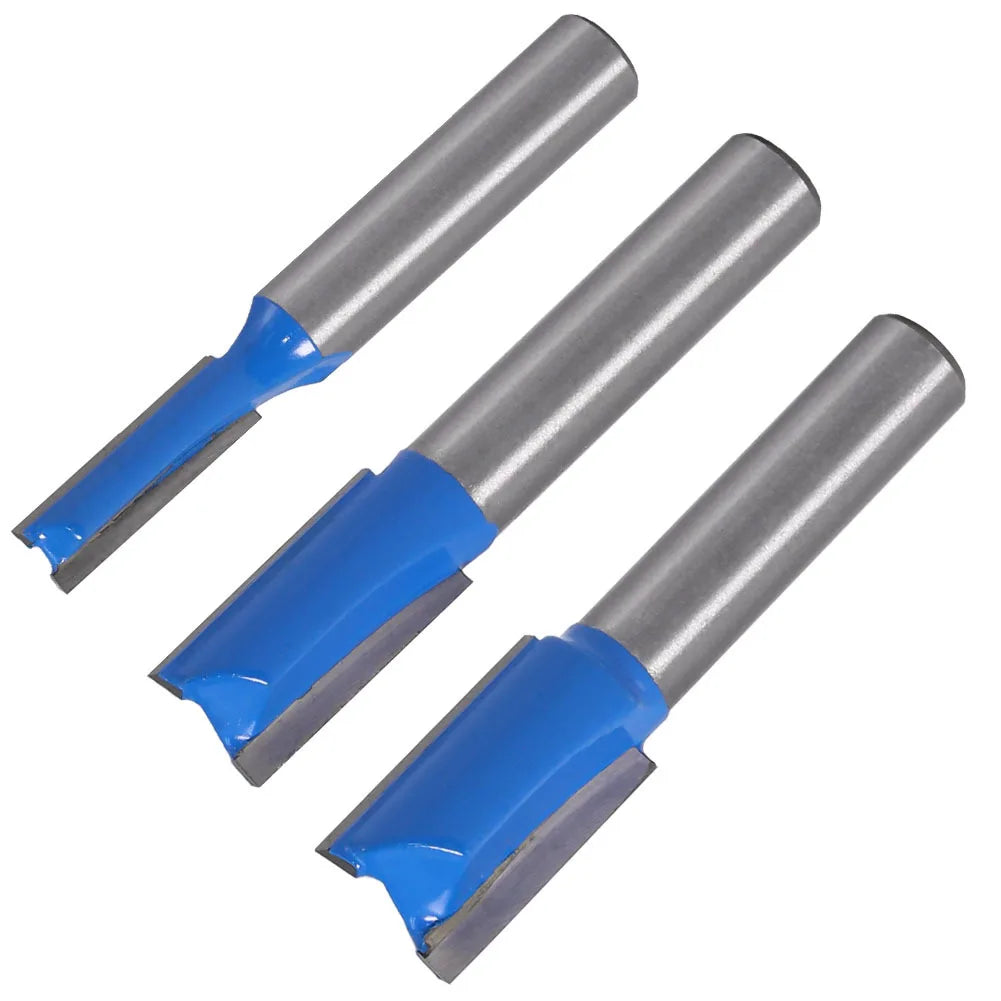 8mm Shank Straight Carpenter Woodworking Router Bit Set 8MM Diameter Milling Cutter for Wood Carving Customized OEM Support