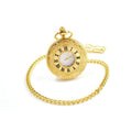 BOSHIYA Antique Engraved Roman Numerals Half Hunter Gold Sliver Black Bronze Quartz Pocket Watch with Chain