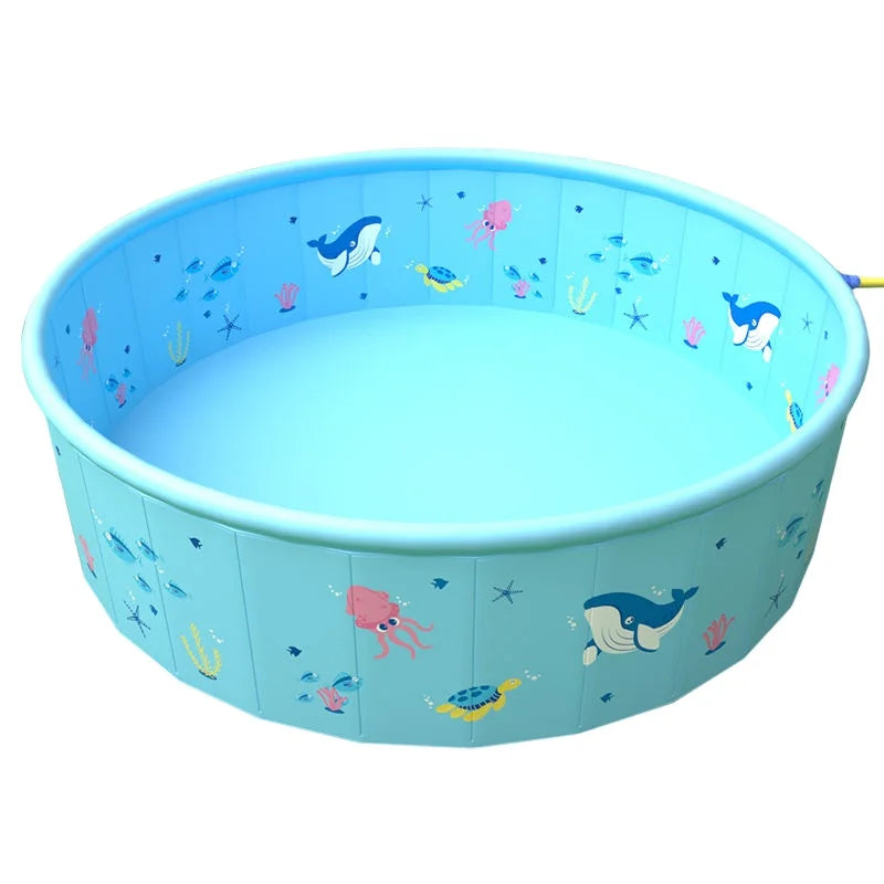 Avenli Jilong B02 Foldable PVC Sea Animal Rigid Wall Free-Installation Spray Splash Kiddie Pool Swimming Pool Accessory