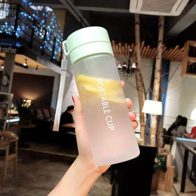 Latest Trendy Sport Water Bottles Design Multiple Sizes Leakproof Plastic Tumbler Plastic Polishing Customized Hiking Unisex