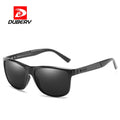 DUBERY 2026 Vintage Dubai Sunglasses for Men Retro Sun Glasses with UV400 Protection Big Oversized Shades Blue Gray Frame Colors