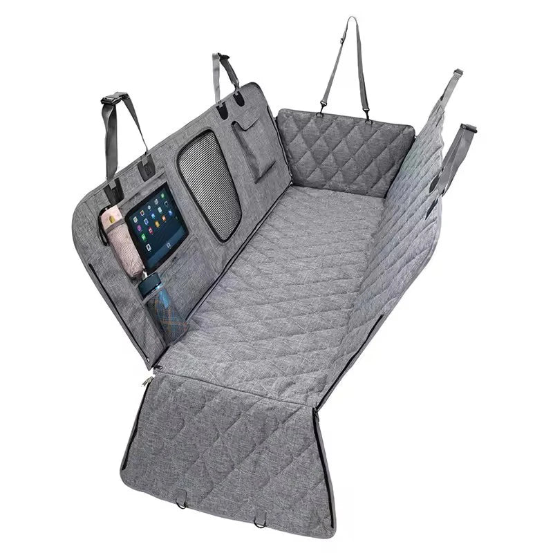 Large Back Seat Pet Seat Cover for Dog Machine Wash Oxford Hammock for Cars Dog Seat Cover