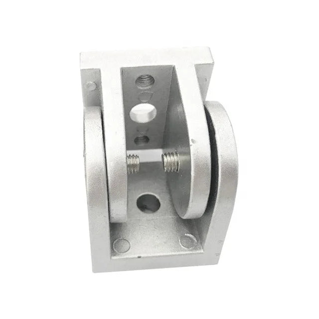 Durable and Easy-to-Install Zinc Alloy 4040 Universal Pivot Joint Connector Furniture Hinge for Aluminum Profile