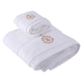 Custom Embroidered Logo Personalized Embroidery Soft Hotel Towels Luxury White Cotton Face Hand Bath Towels Sets