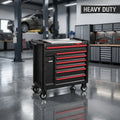 GATmatic Industrial Heavy Duty 7 Drawers Rolling Tool Cabinet Wholesale Stainless Steel Top Garage Storage Workbench Trolley