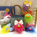 15CM Monster Plush Keychain Monster Plush Toys Peluches Doll Sausage Mouth Ugly Plush Doll Gift Pendant Big Eye Monster Keychain