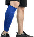 Honeycomb Crashproof Calf Pads Shin Guards Calf Compression Sleeve for Soccer Football