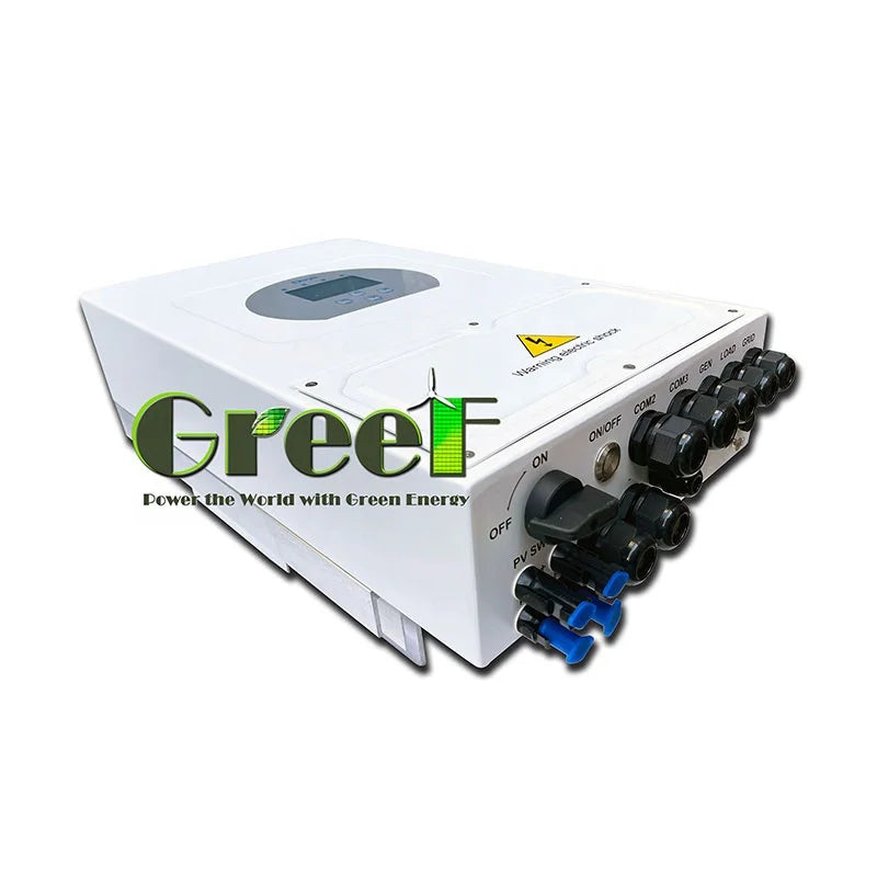 UPS 5kw Solar Wind Hybrid Inverter Split Phase on Grid and Self Consumption  Home Wind Solar Hybrid System