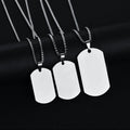 Manufacturer Wholesale Blank Stamping Necklace Stainless Steel Custom Logo Necklaces Gold Jewelry Custom Photo Necklace Blanks