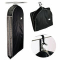 Long Bridal Gown Garment Bags Foldable Zipper Biodegradable Wedding Dress Suit Cover Custom Logo 210D Waterproof
