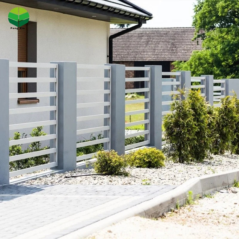 Outdoor Modular Fencing System Fence Cheap Metal Panels Electric Door Farm Garden Fencing Aluminum Customized Morden Waterproof