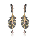 Abiding Natural Smoky Quartz Gemstone Earring Real 925 Sterling Silver Earring Jewelry Women