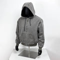 TOPSHOW Custom Distress Vintage Duck Canvas Hoodie Work Wear Jacket Worker Workwear Mechanic Carpenter Chore Jacket Men