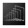 Custom Single and Double Layer Clear Acrylic Card Slot Acrylic Department Business Place Name Card Case