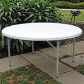 Wholesale Modern HDPE Granite Foldable Eco-Friendly Dining Table for Indoor Wedding Banquets & Outdoor Courtyard Parties