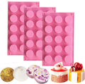 Heat Resistance Food Grade 15 Hole Round Silicone Soap Mold for Handmade Cake Baking Tools Soap Molds