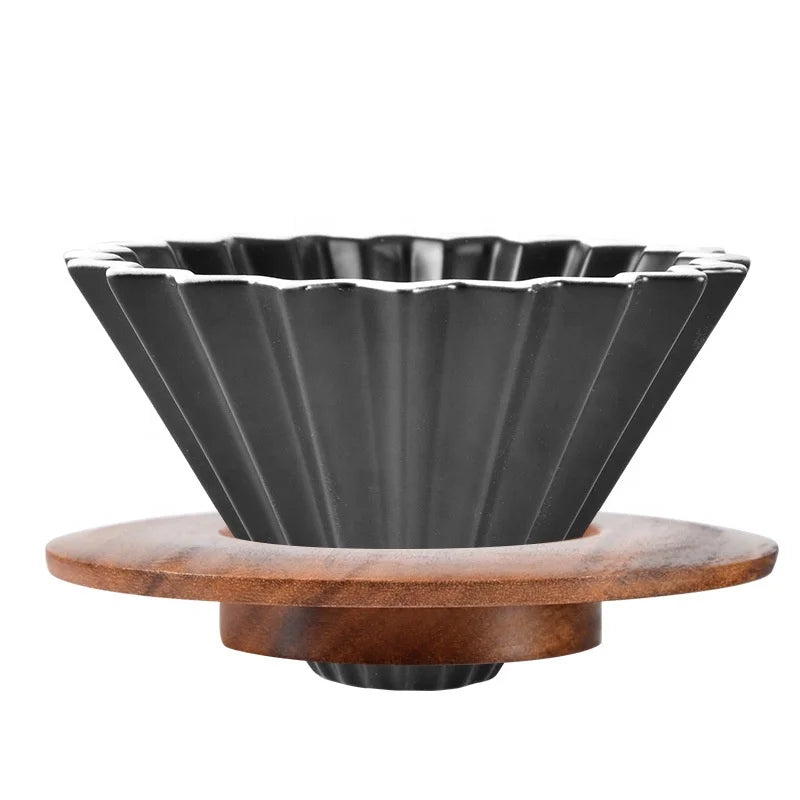 Ceramic Conical Drip Cup Coffee Filter Cup Funnel Dripper Cake Filter Cup Accessories Tool