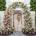 Customized Wedding Arch Greenery Flowers Backdrop Handmade Wedding Decoration Supplies for Ceremony Decor for Valentine's Day MegaBDM