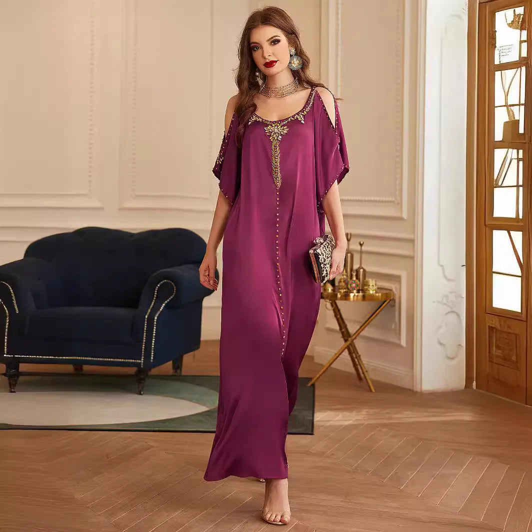 MT084 Ramadan Dresses Arabic Turkey Abaya Islamic Moroccan Kaftan for Women Caftan Moroccan Kaftans Dubai