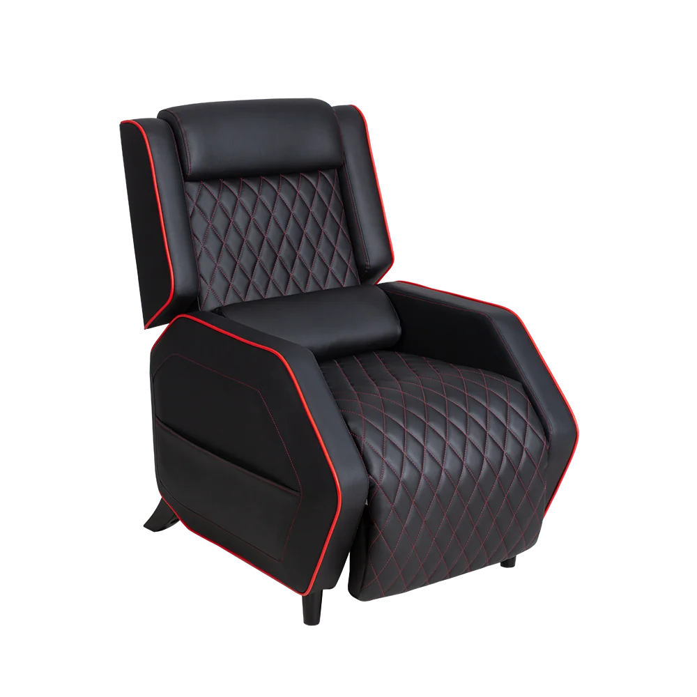 Modern Leather Recliner Sofa Set with Adjustable Backrest and Extendable Leg Support Steel Frame Material