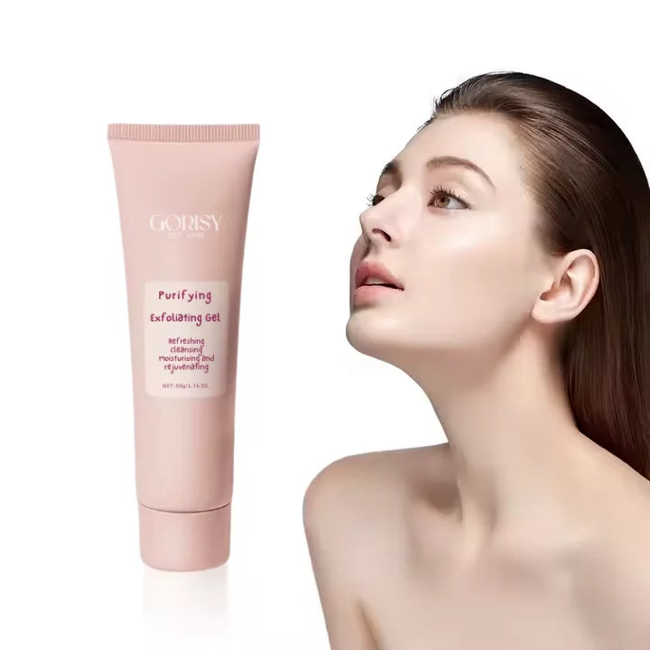 Customized Deep-Cleansing Facial Exfoliating Gel Hydrates & Shrinks Pores Removes Dead Skin-Effective Skin Care Exfoliator Cream